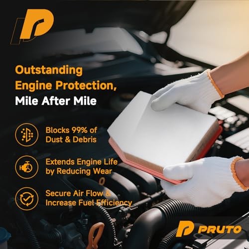 High-Flow Engine Air Filter Compatible with Chevy GMC 2019-2026 Silverado