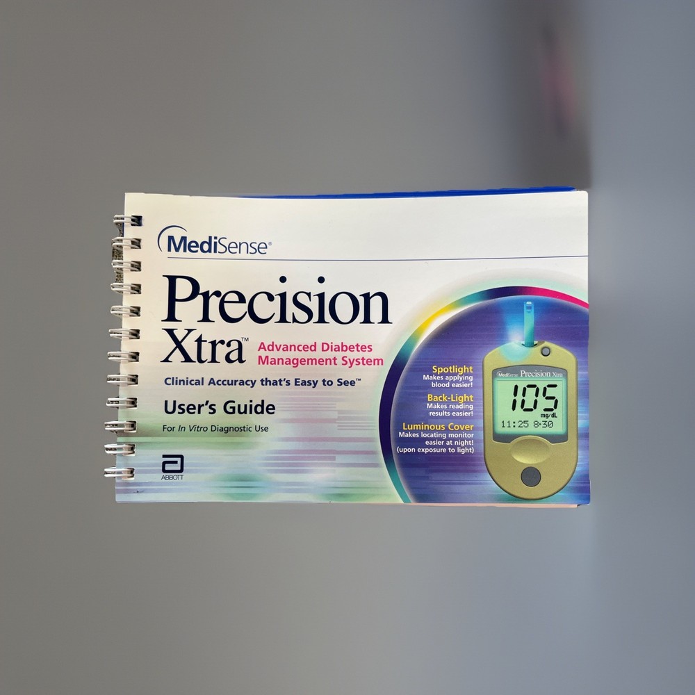 MediSense Precision Xtra Advanced Diabetes Mgt. System Glucometer Untested