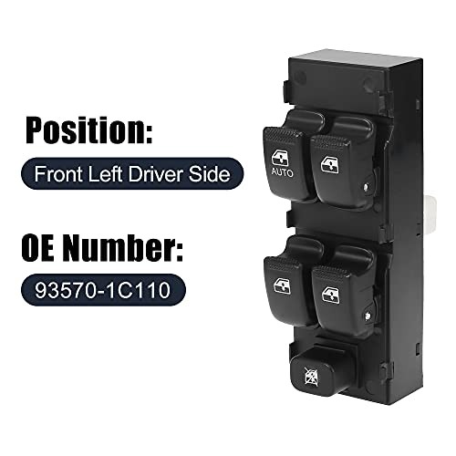 Driver Master Window Switch 93570-1C110 for Hyundai Getz 2005