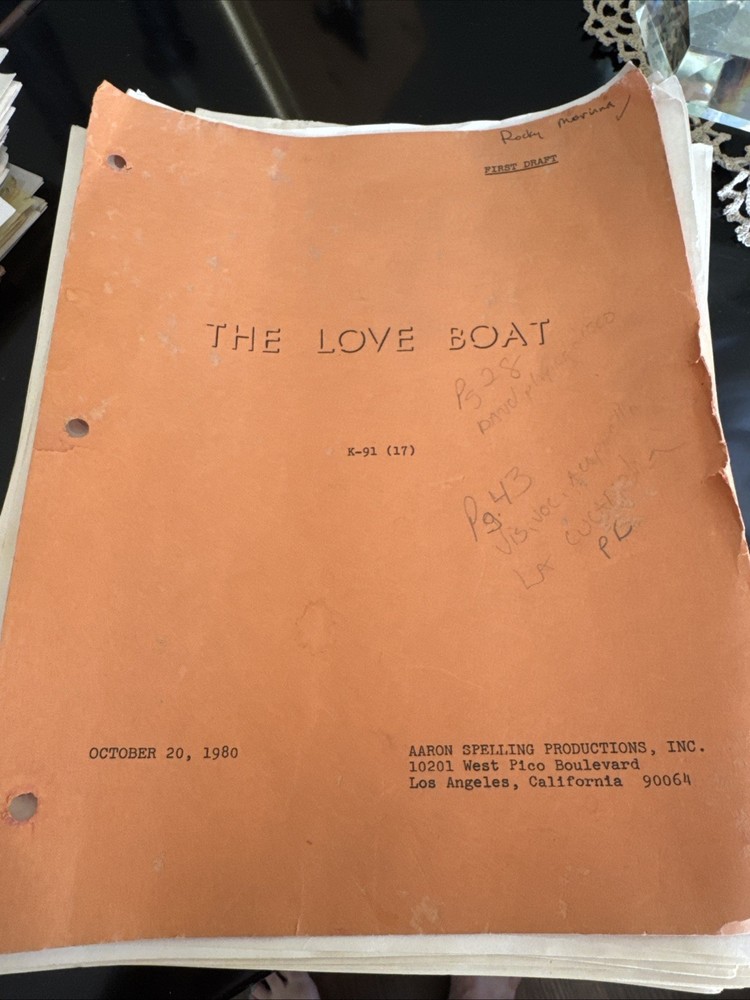 “THE LOVE BOAT” show script K-91