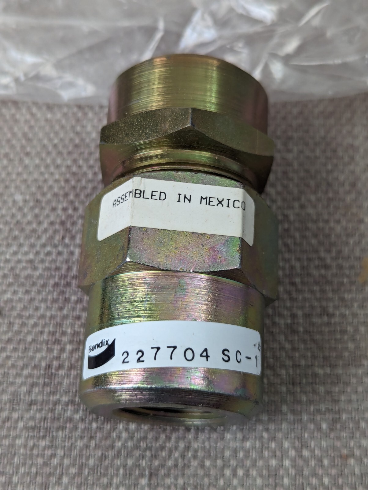 Bendix 227704 SC1 SGL Check Valve