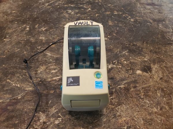 Zebra TLP2824 Plus 282P-101110-000 Label Thermal Printer - Powers On