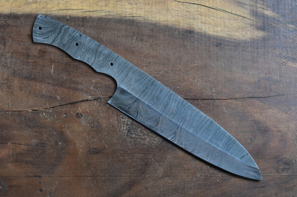 Damascus Chef Knife Blank #1102-2
