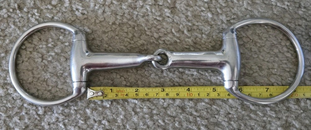 5.5 " HS Herm Sprenger single jointed snaffle eggbutt *FAT*