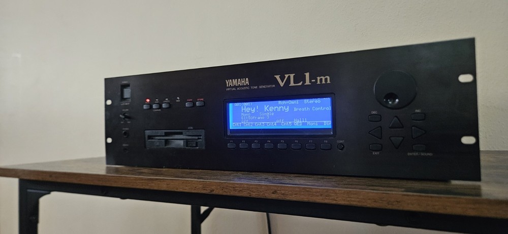 Yamaha VL1-m V2 Physical Modeling synth w TEControl Breath controller & Manual