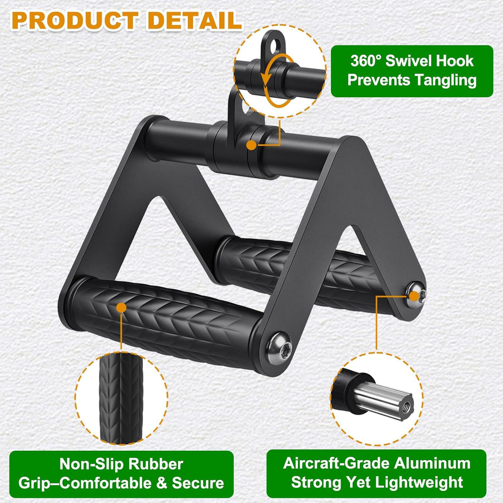 Tricep Pull down Attachment, Cable Machine Accessories for Home Gym, Cable Machi