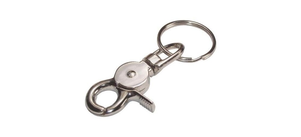 Metal Trigger Snap with Key Ring