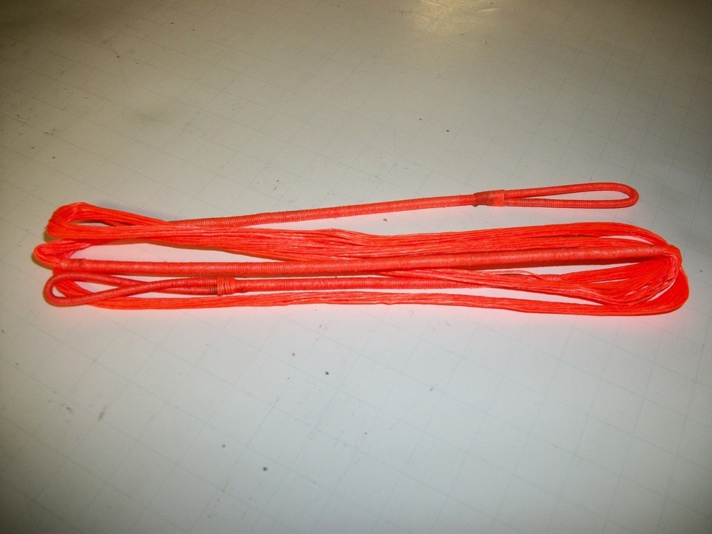 Flo Orange B55 Dacron 26" Teardrop Compound Bow String 16 Strands Bowstring