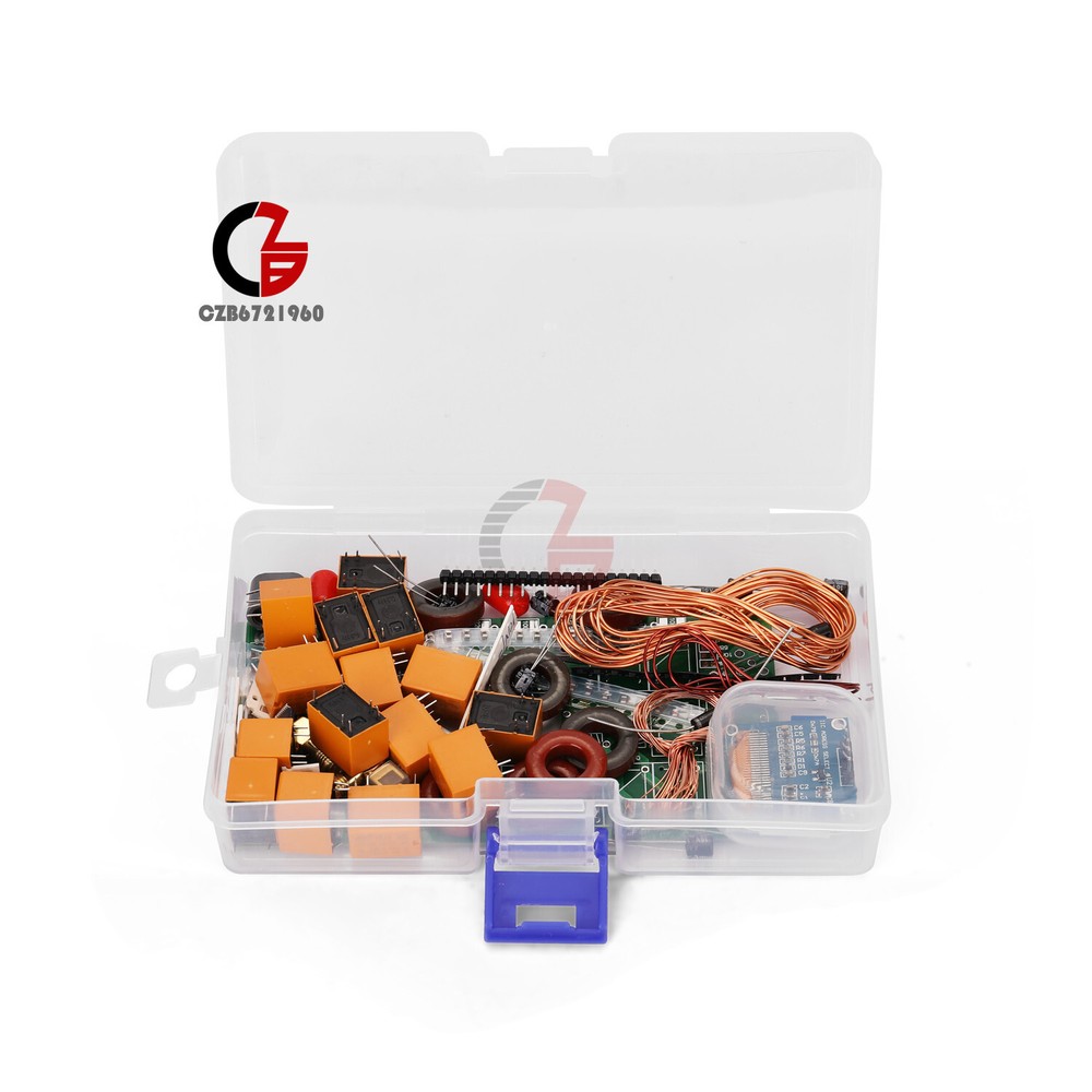 Automatic Antenna Tuner 100W 1.8-50MHz w/ 0.96" OLED ATU100 Assembled W/ Shell