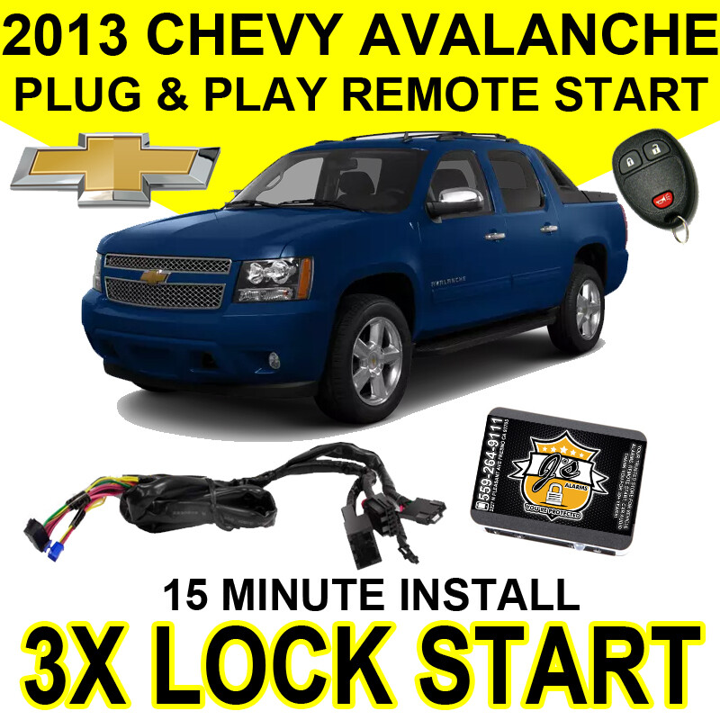 Js Alarms Plug & Play Remote Start 2013 Chevy Avalanche GM10