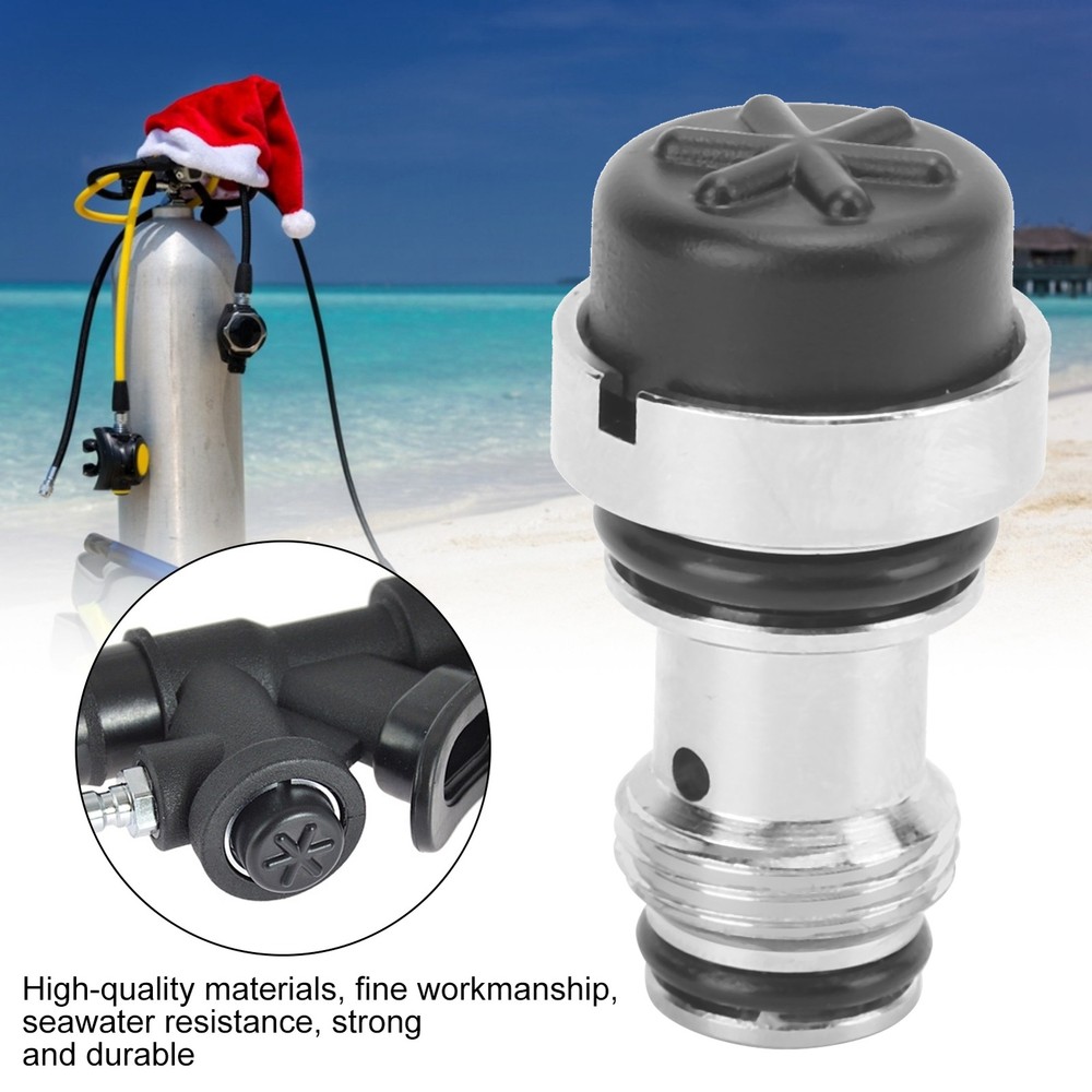Scuba Diving Replacement For BCD Power Inflator KShaped Valve Chrome Brass Core