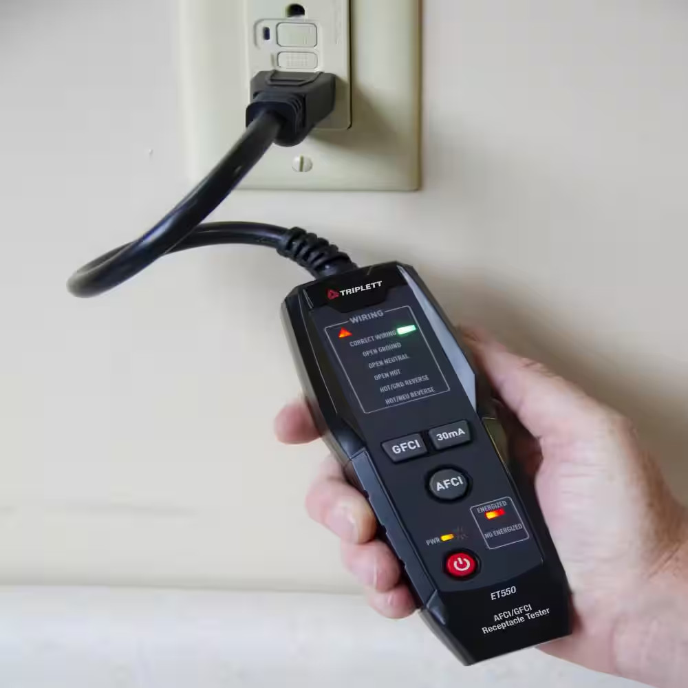 Digital AFCI/GFCI Receptacle Tester