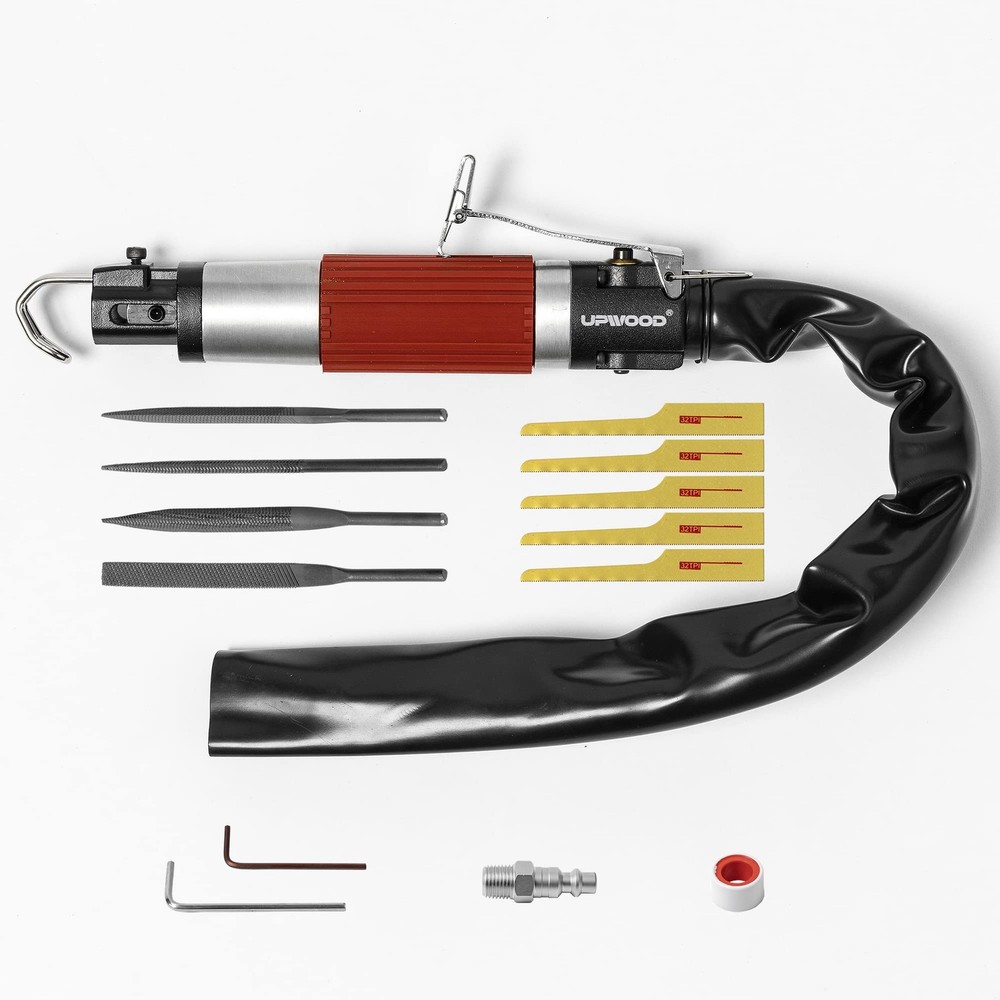 Air Reciprocating File & Body Saw 3/8in stroke, Multi-function Low Vibration ...