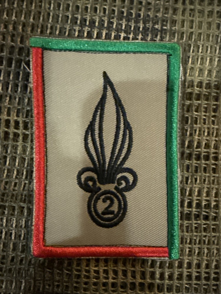 French Foreign Legion 2 REI Pocket Patch Commandos Afgan War Patch