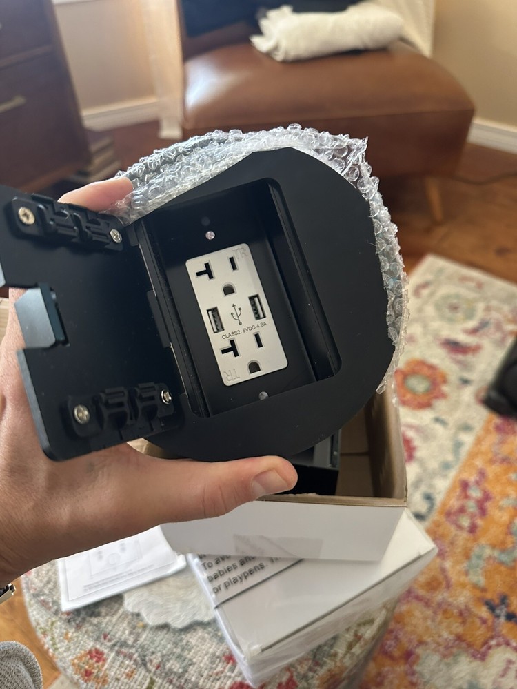 Kanayu Recessed Floor Outlet with Quick Charging - 3 PACK