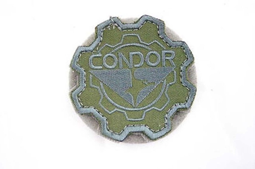 Condor Gear Morale Patch Olive Hook Back 243-001 3" X 3"