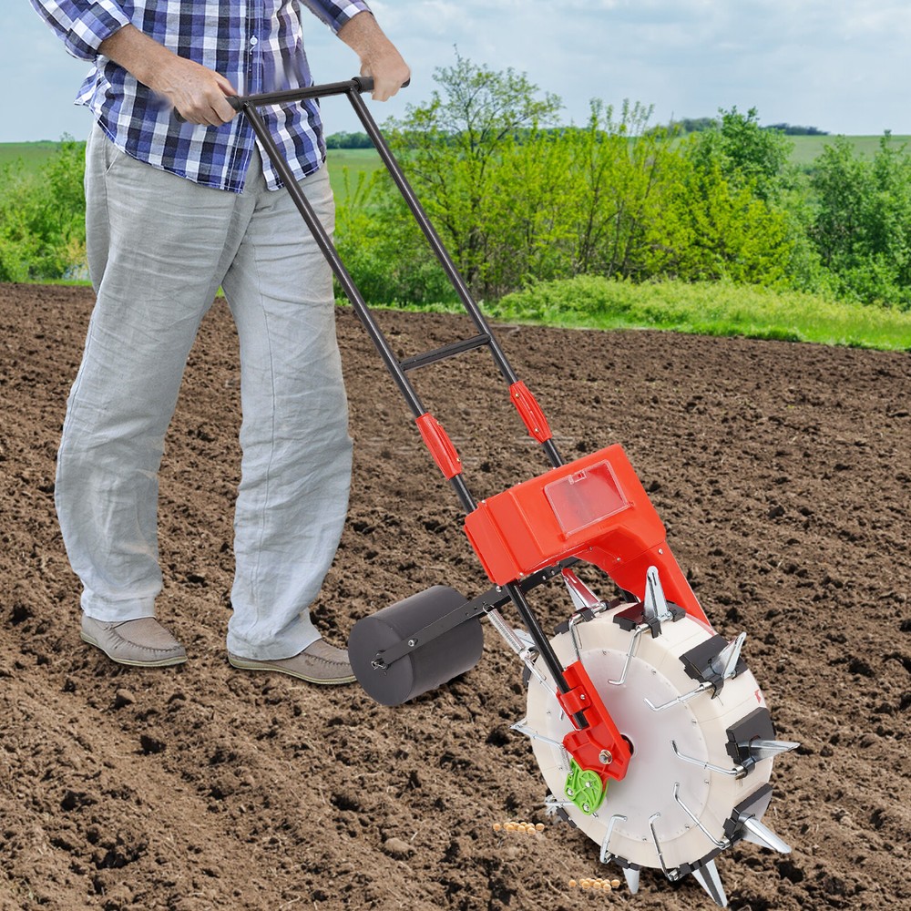 Manual Seeder Hand-held Seeding Machine Precision Garden Seed Planter Spreader