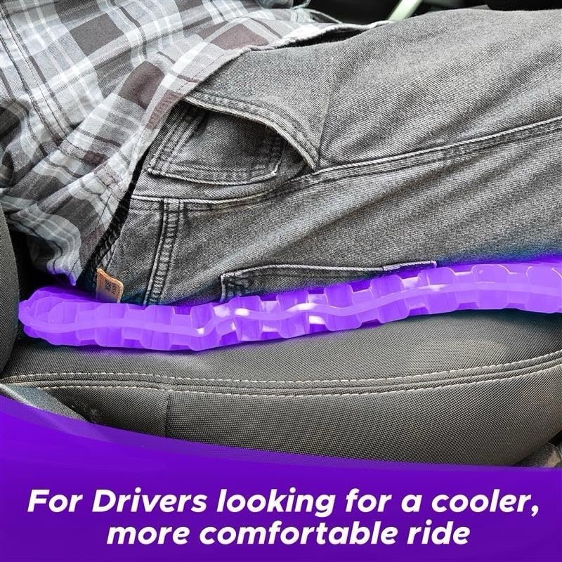 EcoNour Gel Seat Cushion for Long Sitting (Large & Thick) - Pressure Relief