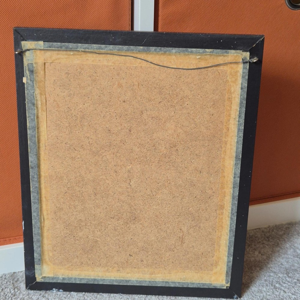 Framed White Tiger Foil Artwork