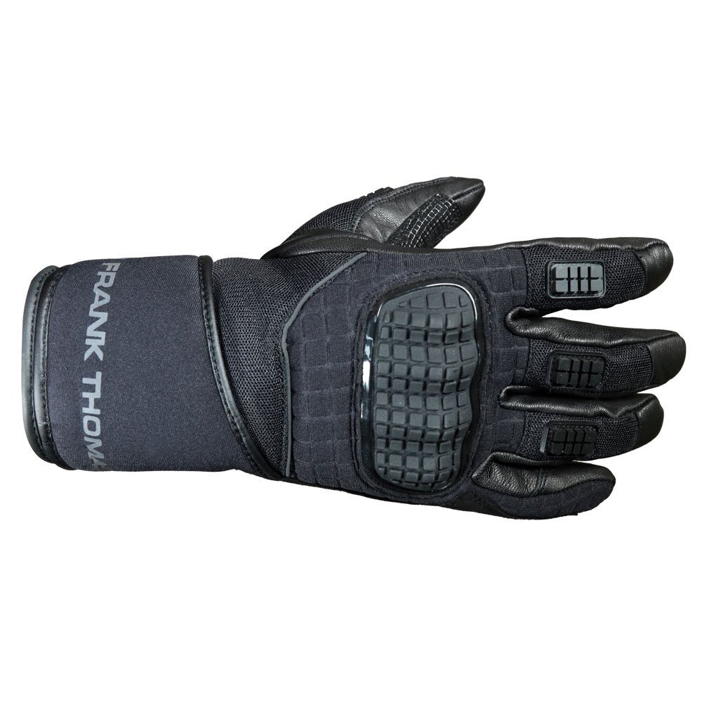 Frank Thomas Spidex WP Motorcycle Gloves Black Waterproof