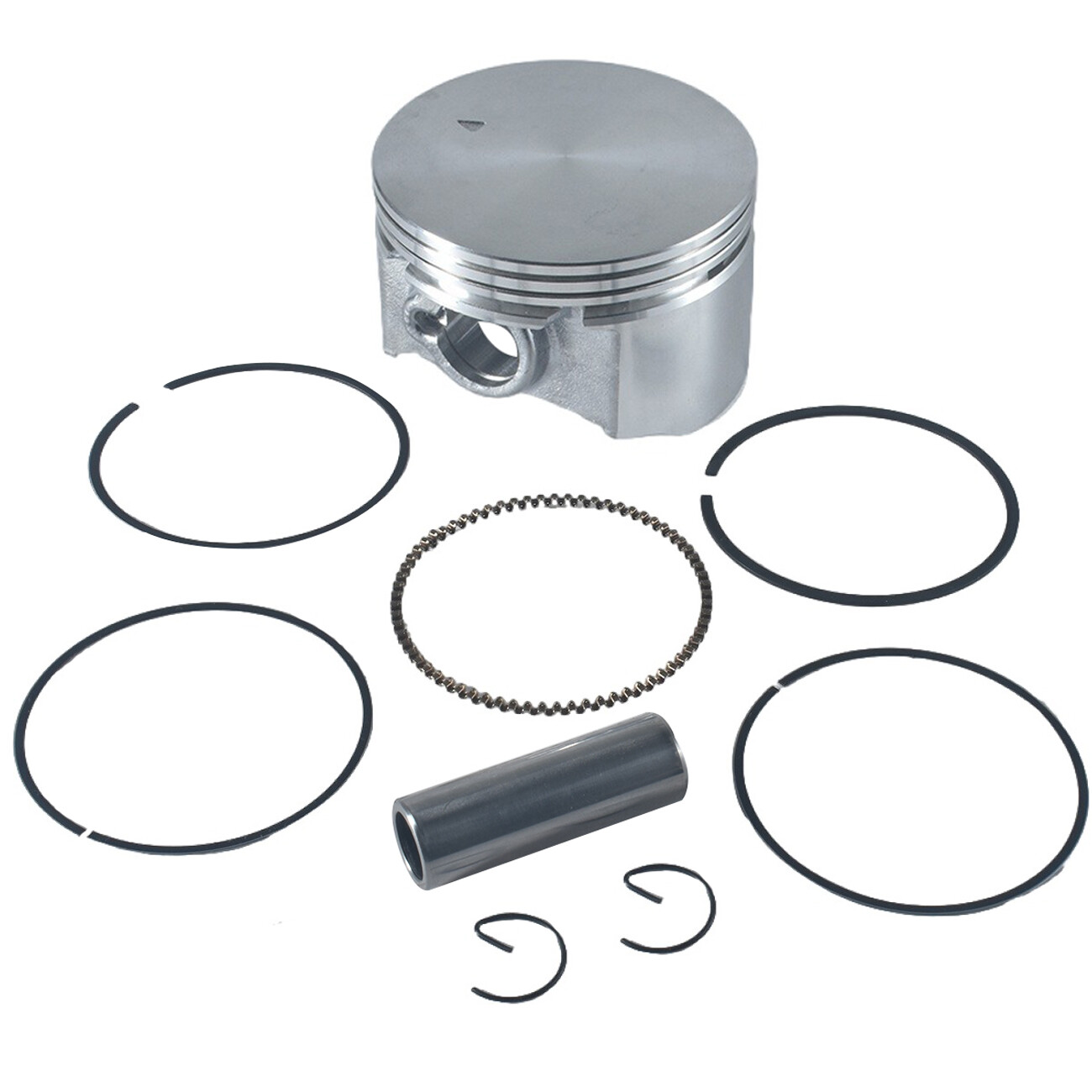 68mm Flat Top Piston Kit STD Bore For 196cc Chinese Clone & Honda GX160 GX200