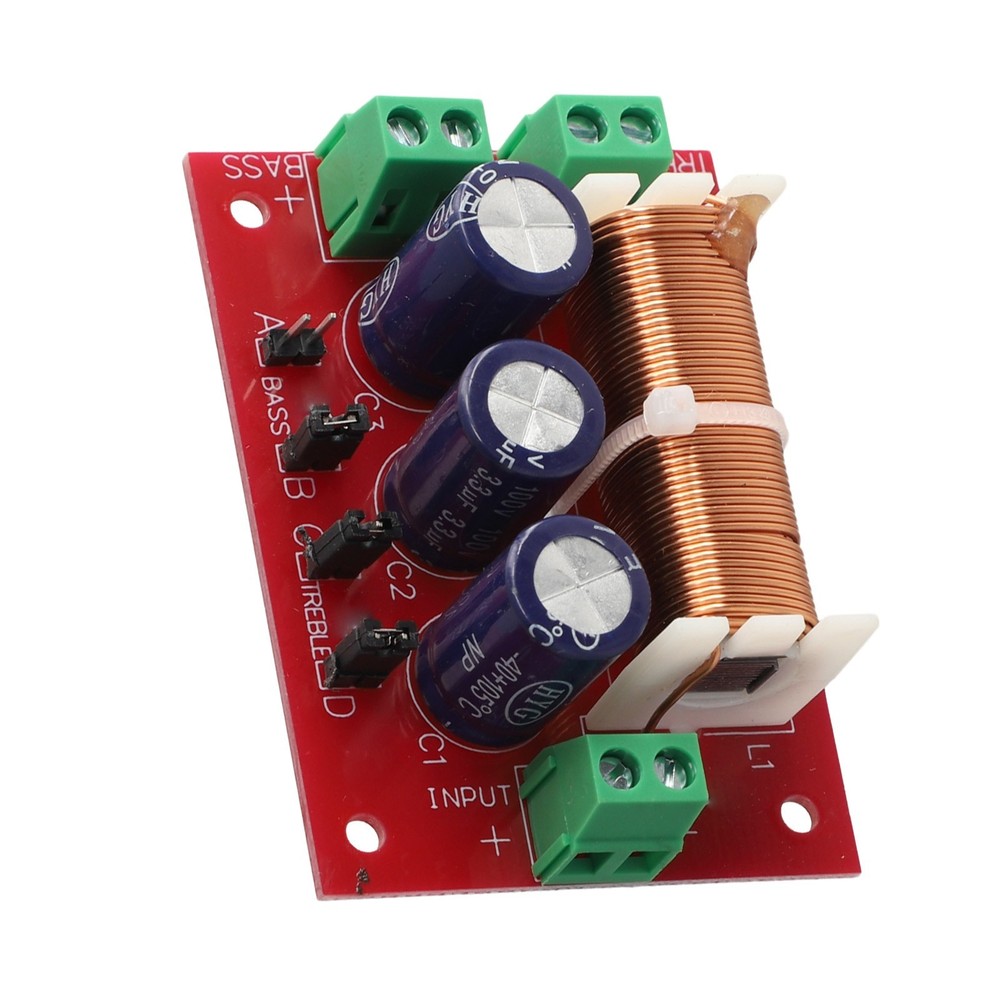 Precise Audio Filtering 400W 2 Way Bass Speaker Crossover Frequency Divider