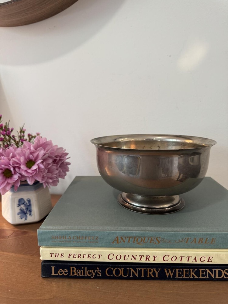 Vintage Silver Plated Pedestal Bowl
