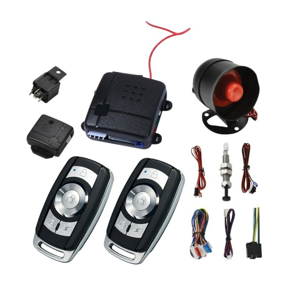 Start Push Button Remote Car Alarm System Keyless Entry Engine Kits