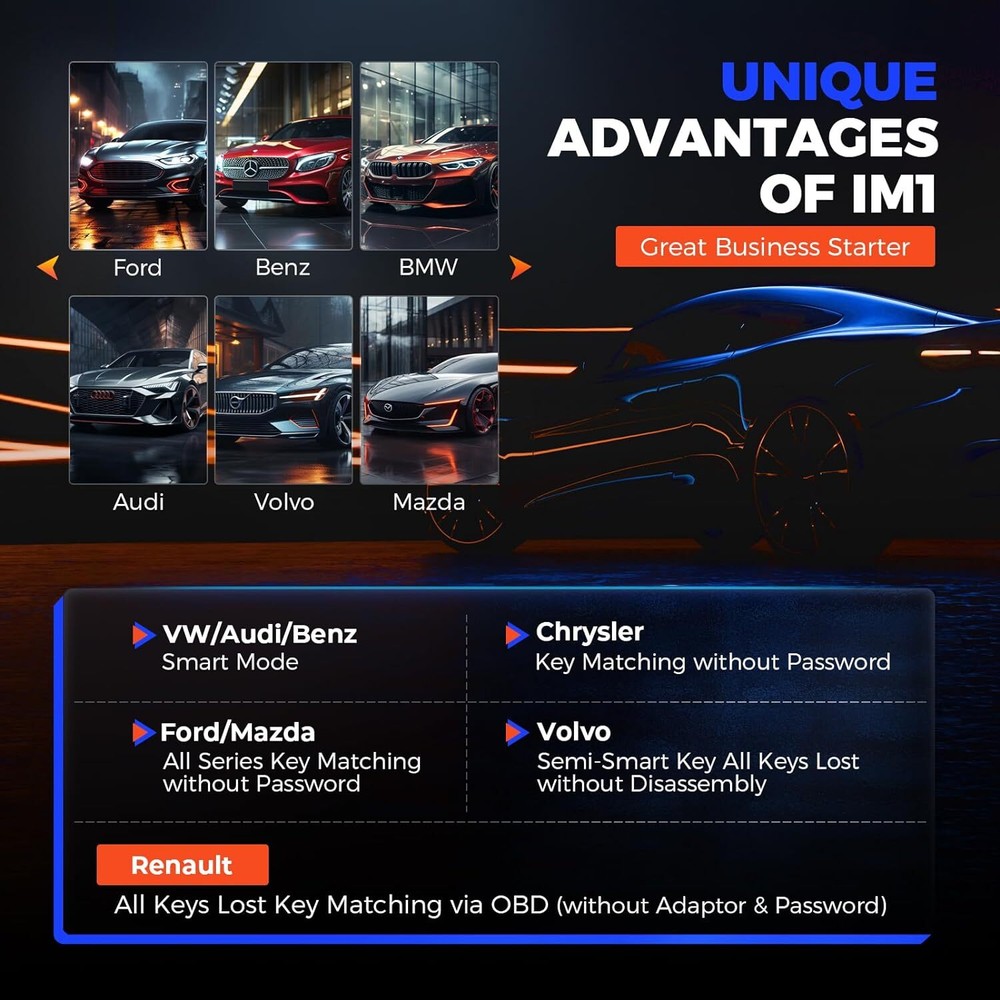 OTOFIX IM1 IMMO Key FOB Programming Tool Auto Car Full System Diagnostic Scanner