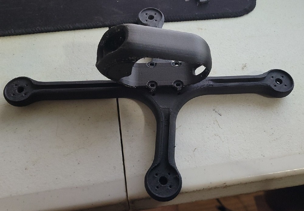 Quadcopter Plus 3D Printed FPV Drone Frame by borjos