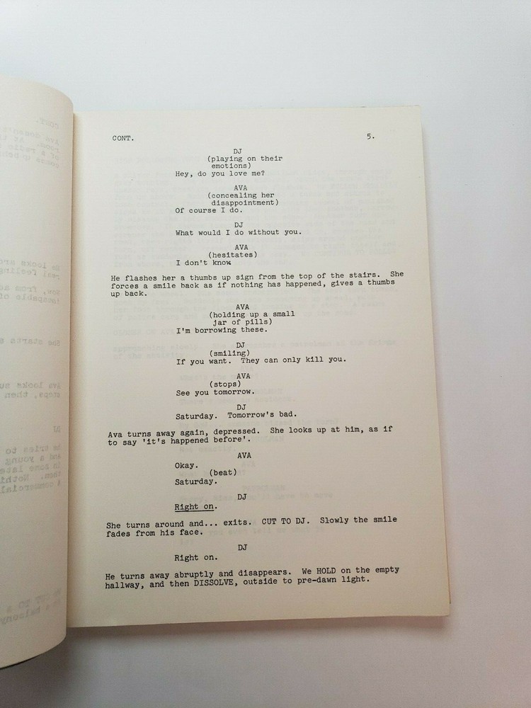 AM/FM / Charles Hartman 1973 Unproduced Movie Script, First Draft Screenplay