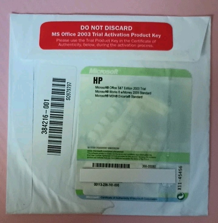 PC Software MICROSOFT Works 8 & MS Money Standard 2005