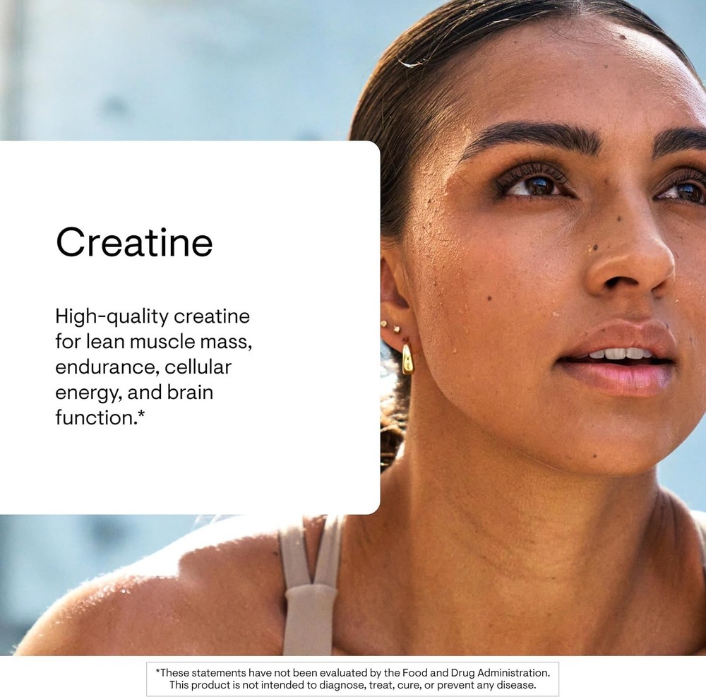 Creatine - Micronized Creatine Monohydrate Powder - Support for Muscles & Cog...