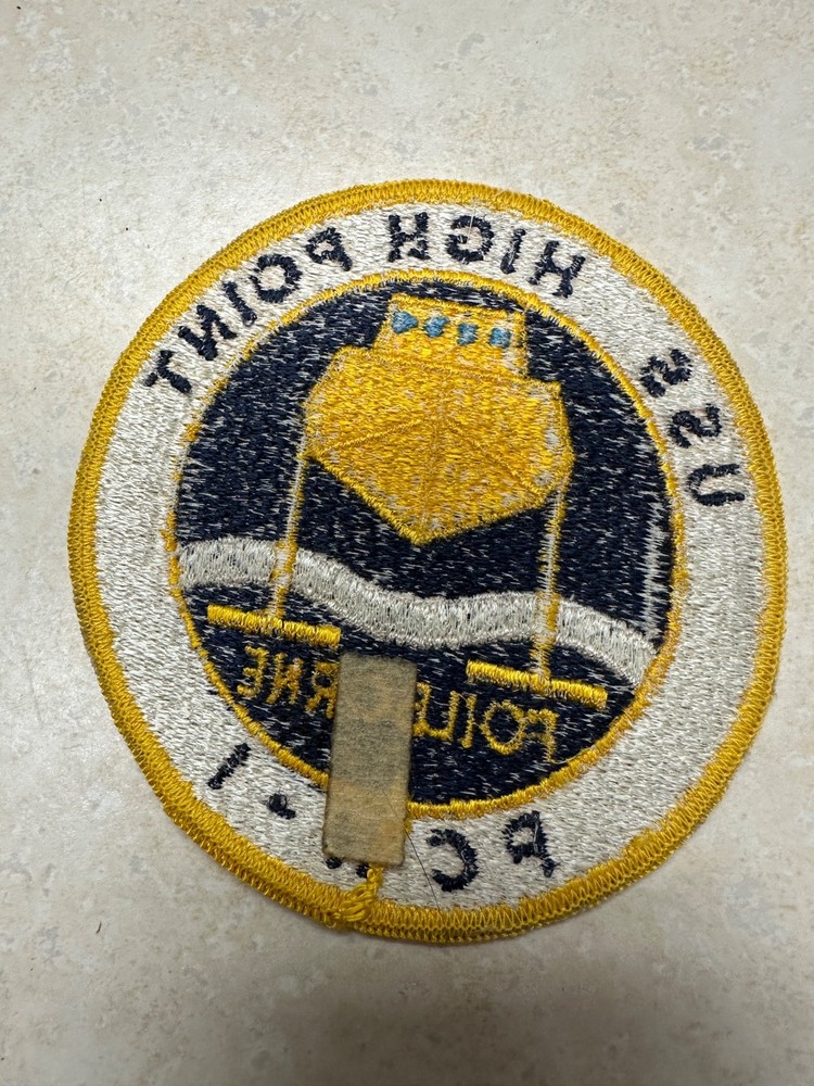 Vintage US Navy USS High Point PCH-1 Patch