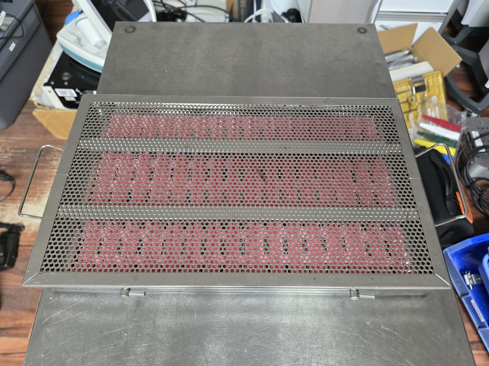 Medical Sterilization Intruments Tray With Mat In Nice Condition