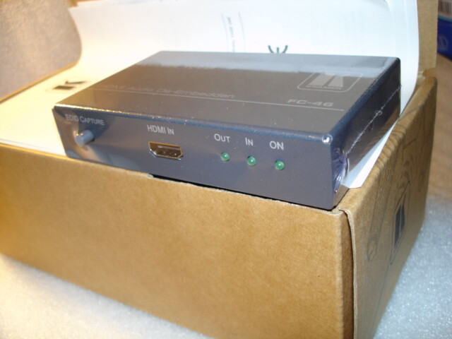 Kramer FC-46 HDMI audio De-Embedder GUARANTEED