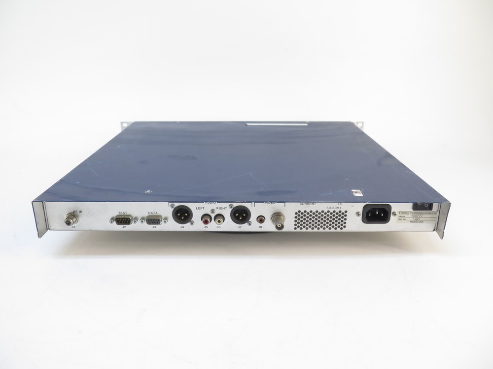 Tiernan TDR777 IRD MPEG-2 DVB Receiver Decoder 1RU Rack Mounted