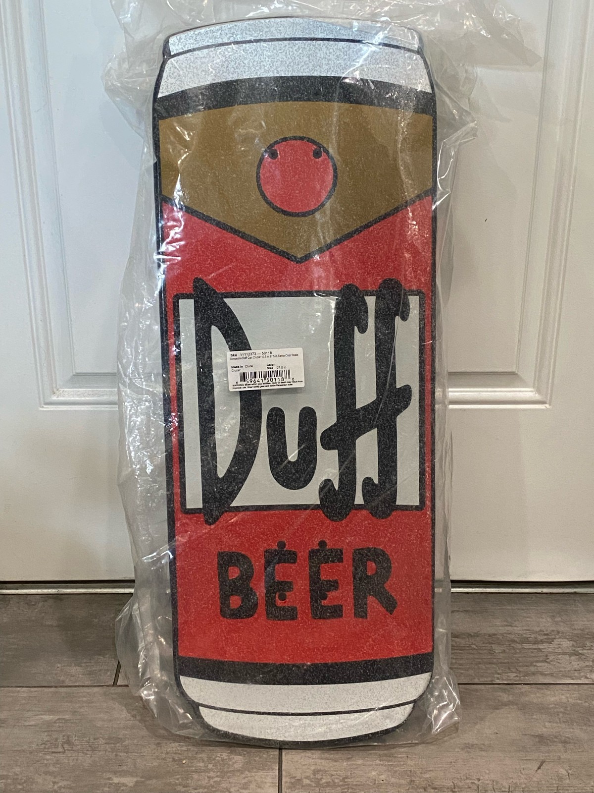 New Sealed Santa Cruz The Simpsons Homer Duff Beer Complete Skateboard Rare Bart