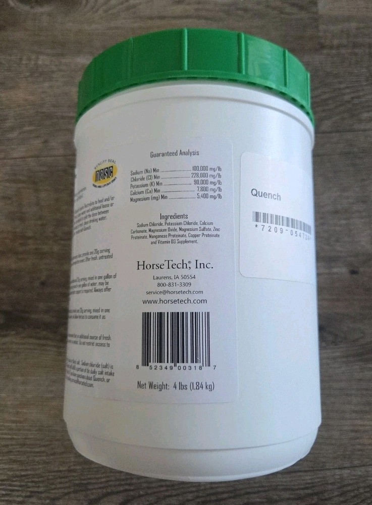 Quench Equine Electorlyte by Horse Tech