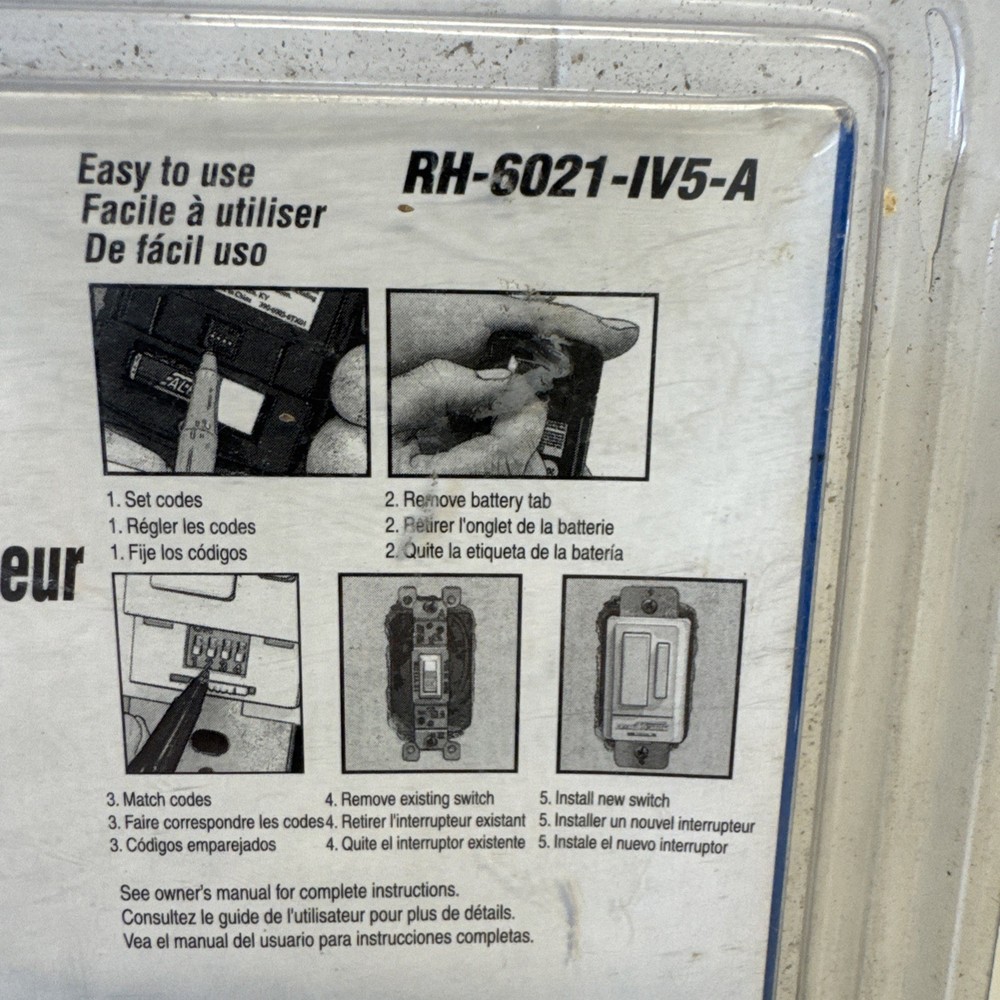 Heath Zenith RH-6021-IV5-A INDOOR WALL SWITCH beige Wireless Command Switch