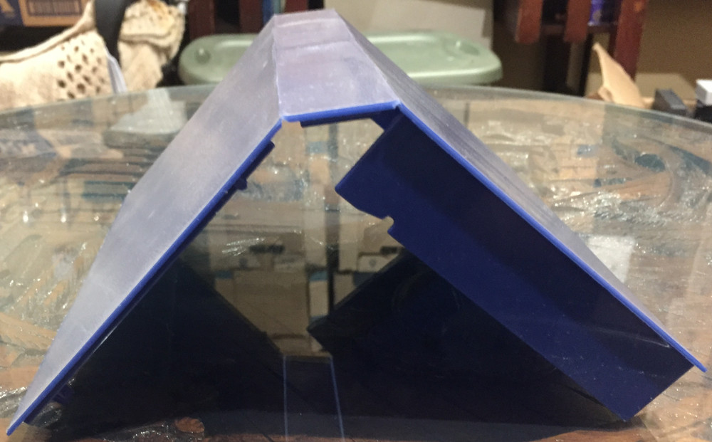 VHS Hard Clam Shell Case blue NEW !! library storage