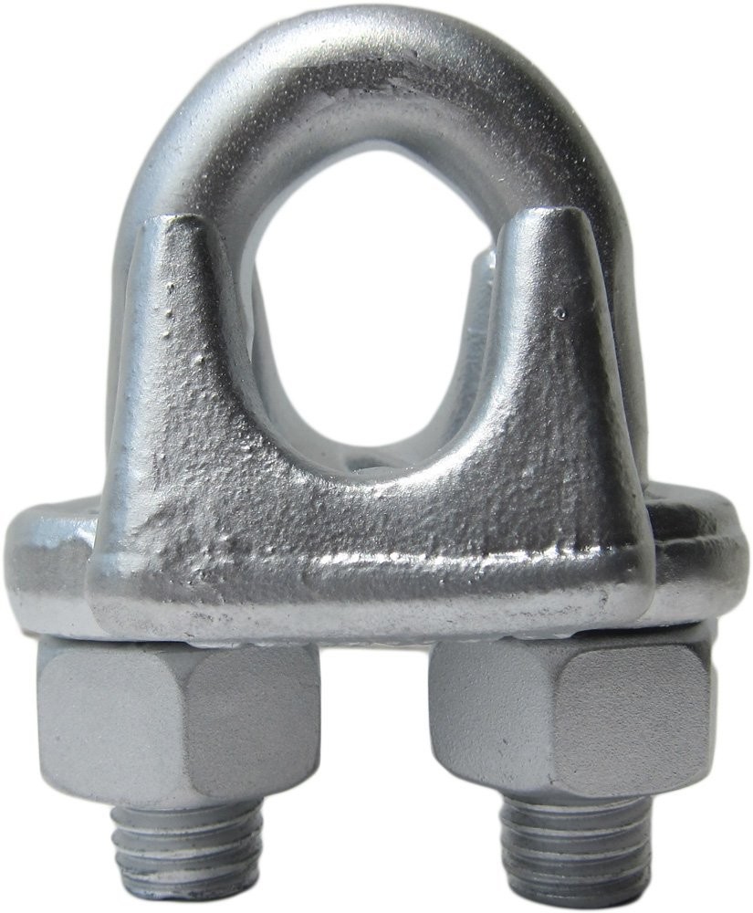 1" Drop Forged Heavy Duty Galvanized Wire Rope Clips (20-Pack)