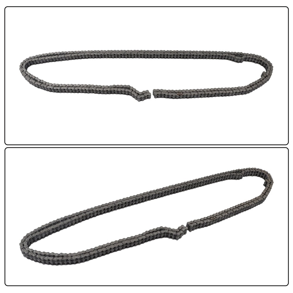 10 FT #35-2 Double Strand Roller Chain Set Includes 2 Connecting Links