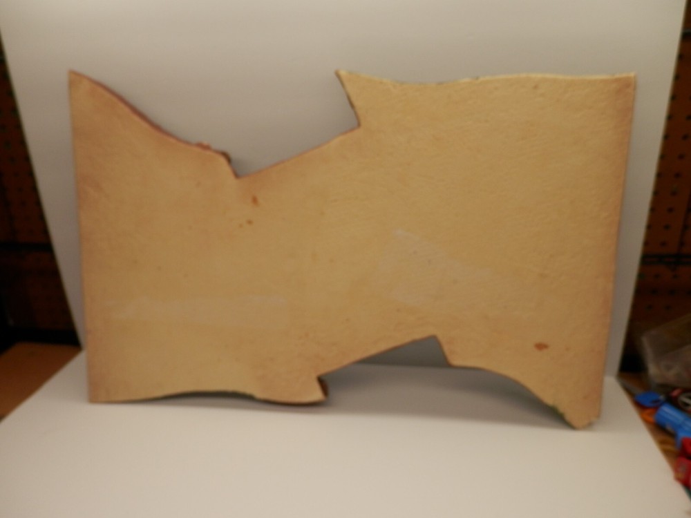 Miniature War Gaming Foam Board Broken River Bridge Scene