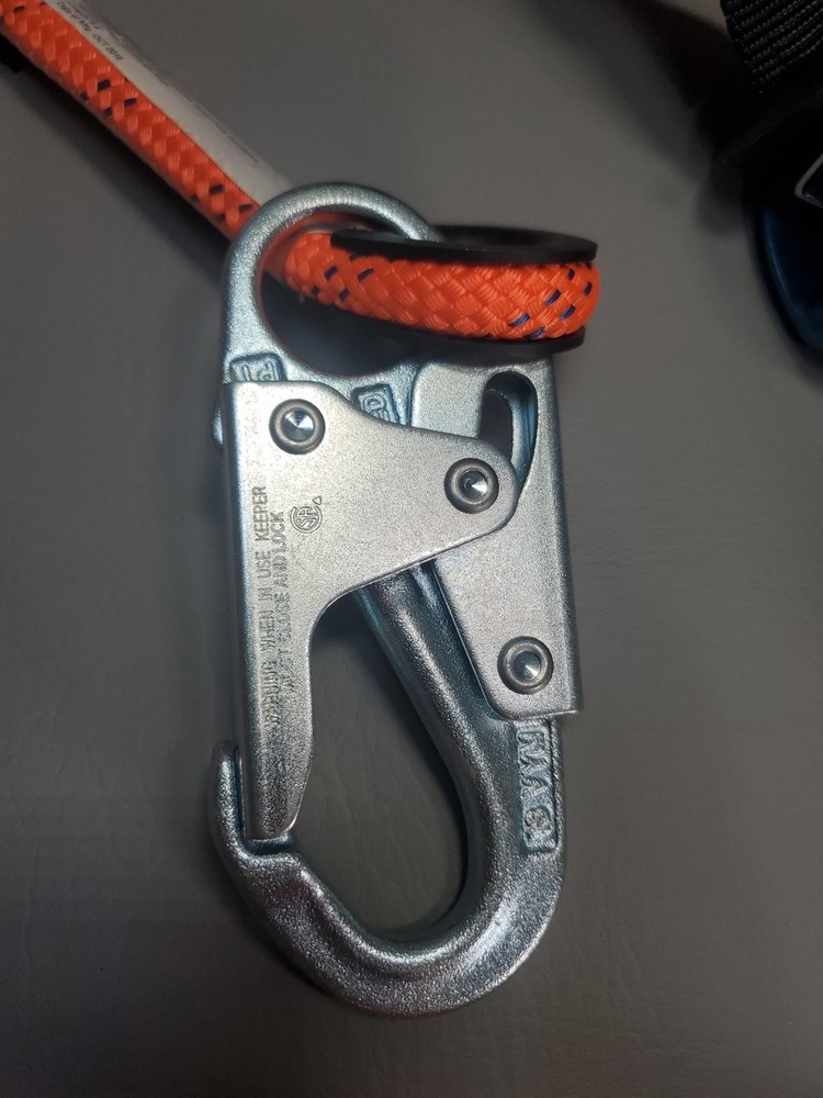 Falltech Tower Climber 6.5' Adjustable Positioning Lanyard Orange