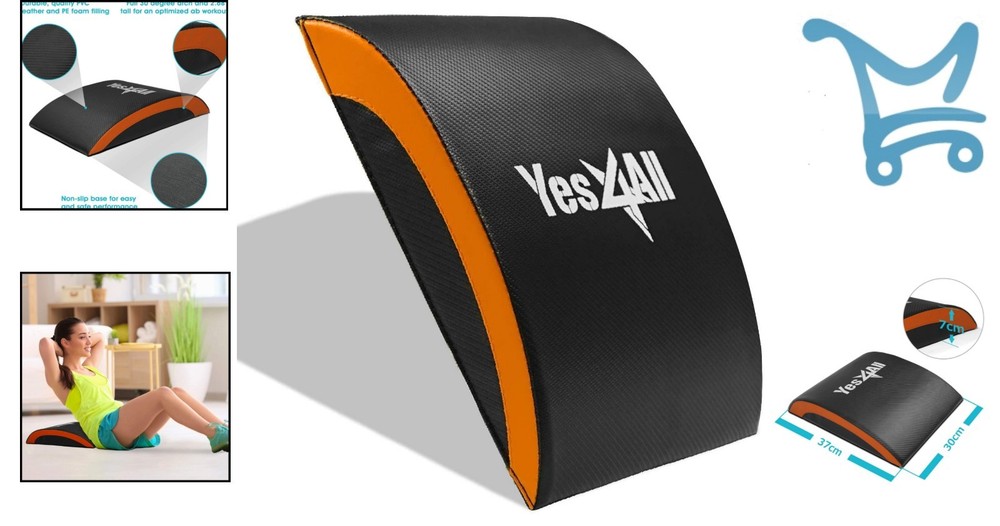 Abdominal Exercise Pad PVC Foam Foldable Core Workout Mat for Home Gym