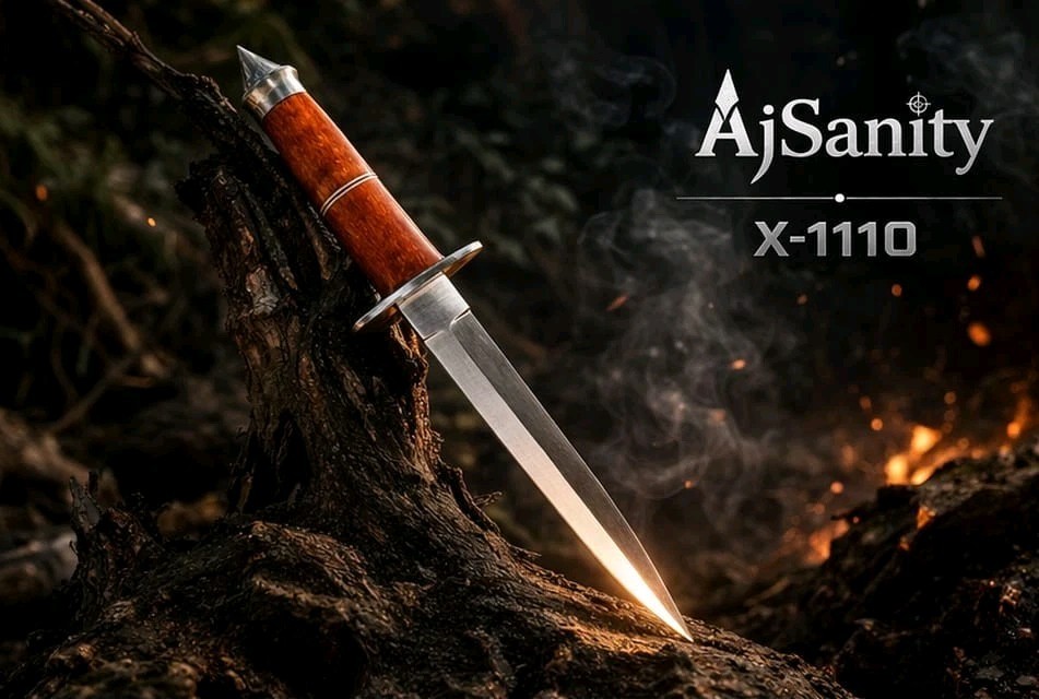 Vintage Design V-42 Dagger US WWII Dagger Knife Double Edge Blade