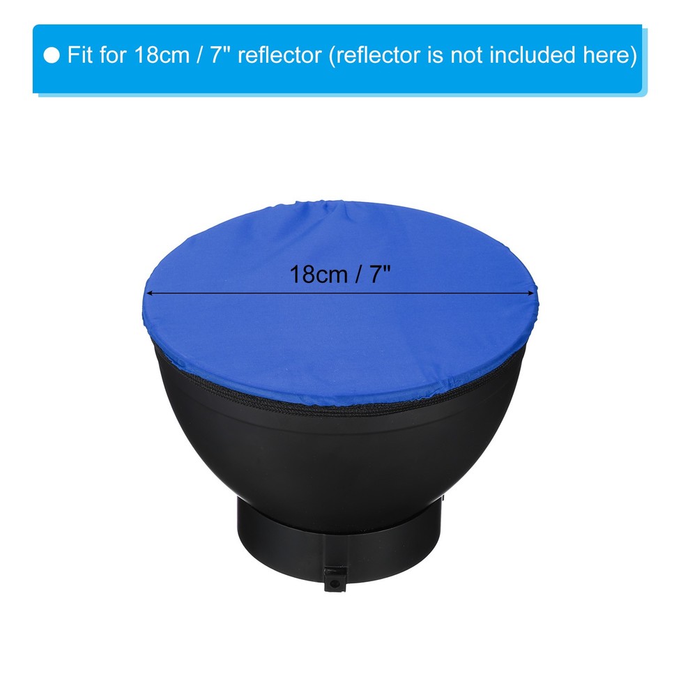 7" 18cm soft diffuser lamp cover, 2pcs diffuser cloth, blue