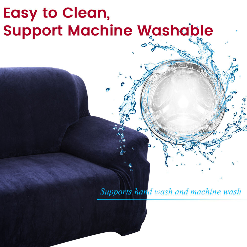 Stretch Plush Thick Sofa Covers 1 2 3 4 Seater Couch Chair Slipcover Protector