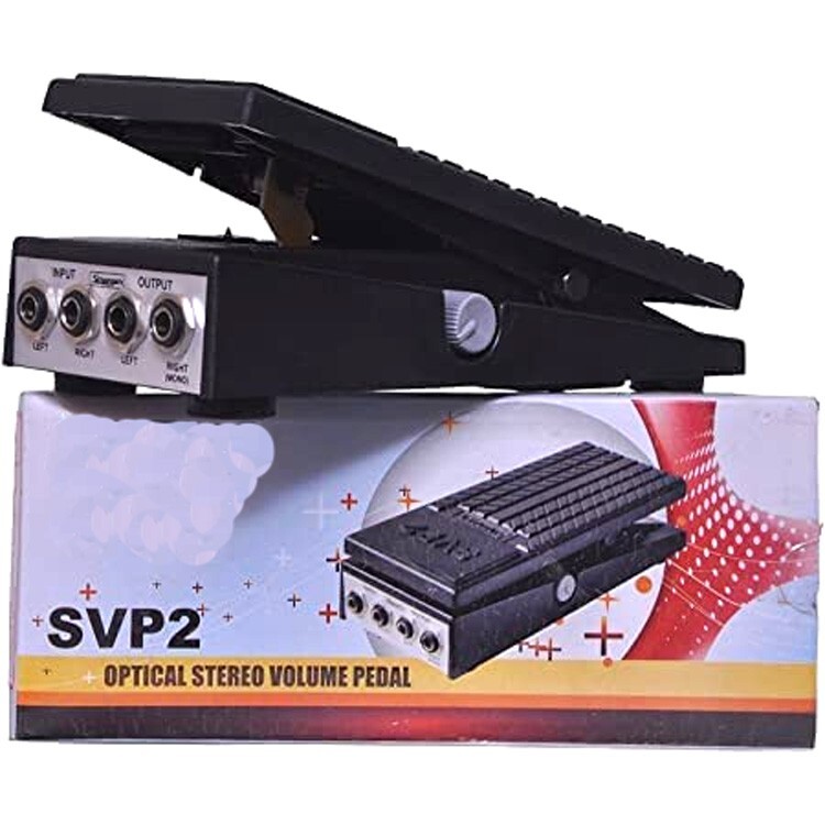Universal Volume Controller For Keyboards/Guitar Optical Stereo Volume Pedal